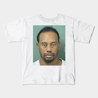 Tiger Woods Kids T-Shirt - Cool Golf Guy Shirt by dennisthemantis